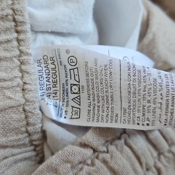 Old Navy Linen Shorts Size 14 - Picture 4 of 7